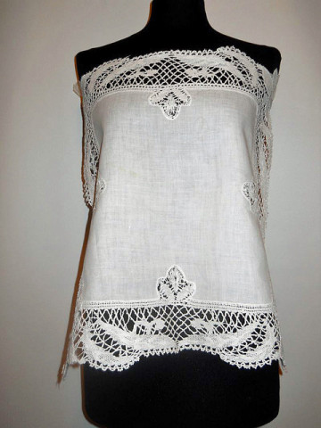 Servet Cantu Bobbin Lace perioada edwardiana cca. 1890