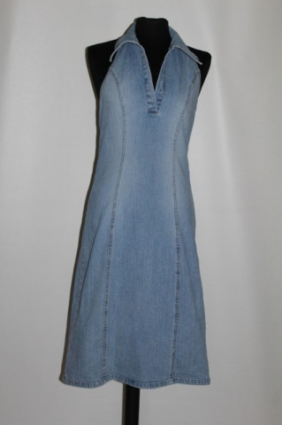 Rochie din jeans cu spatele gol anii '90