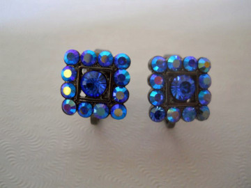 Cercei "Givenchy" Aurora Borealis anii '80