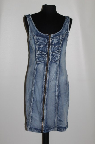 Rochie din jeans prespalat anii '90