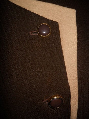 Rochie din tricot reiat de poliester anii '50