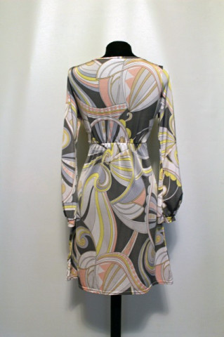 Rochie print psihedelic repro anii '70