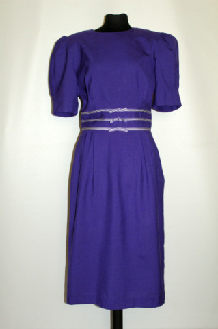 Rochie retro violet anii '80