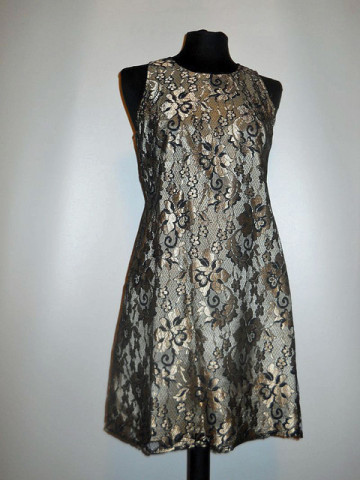 Rochie vintage de ocazie din dantela anii '70