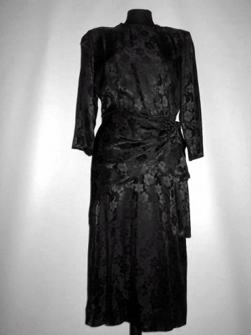 Rochie vintage "Rembrandt" anii '40