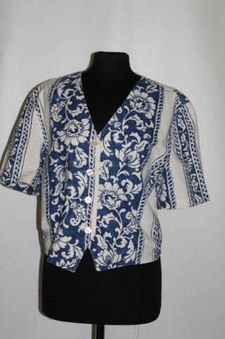 Jacheta print contrast anii '80