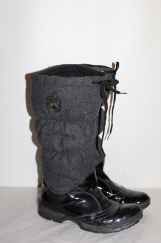 Cizme gri cu negru Tommy Hilfiger