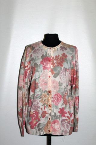 Cardigan model floral anii 90