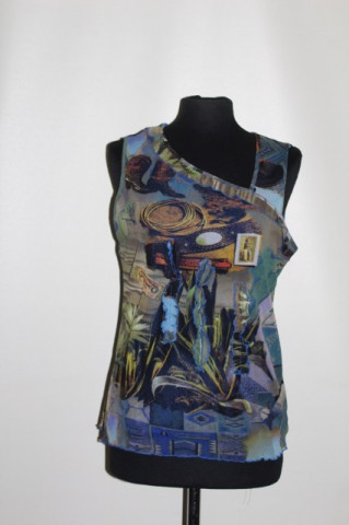 Bluza din tuille 'Christine Laure" anii '90