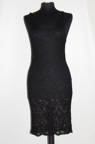 Rochie / overdress negru anii '90