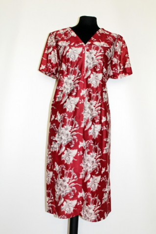 Rochie rosu marsala anii '60