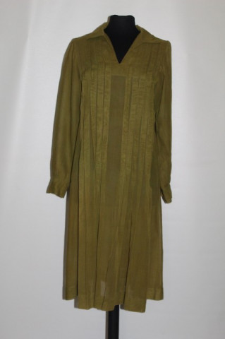 Rochie vintage din batist verde anii '50