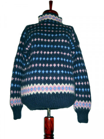 Pulover vintage pe gat anii '70