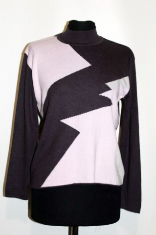 Pulover retro bicolor anii '90