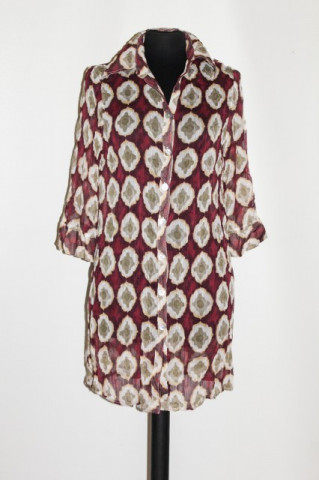 Camasa print floral stilizat anii '90