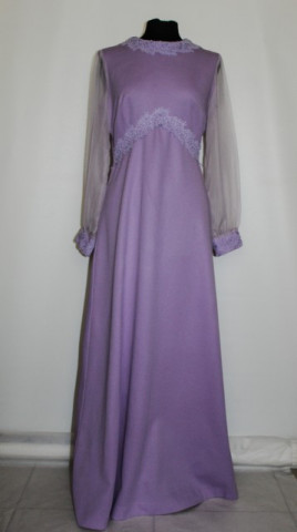 Rochie de seara vintage lila anii '60