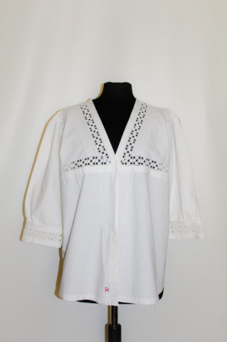 Camasa alba brodata perioada edwardiana cca. 1910