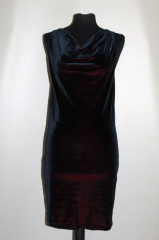 Rochie retro catifea moarata anii '90