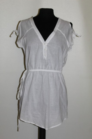 Bluza din panza alba repro anii '70