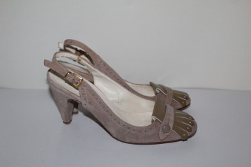 Pantofi ornament frontal kaki Corso Como