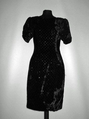 Rochie de ocazie din catifea "Talbots - Scott McClintock" anii '70