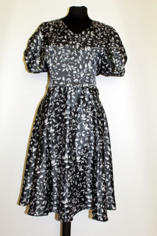 Rochie vintage print frunze anii '60
