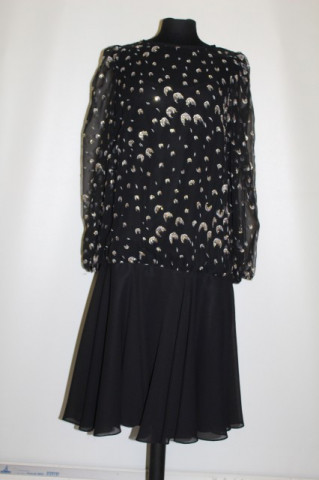 Rochie vintage de ocazie "Norman Berg" anii '70
