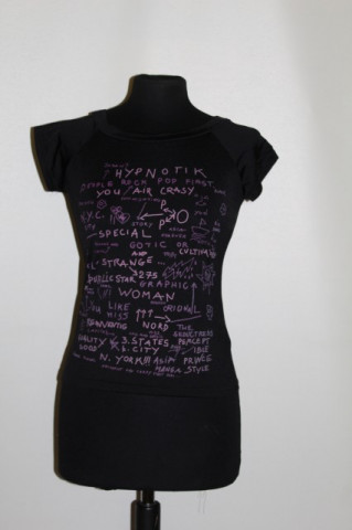 Bluza inscriptii roz anii '90