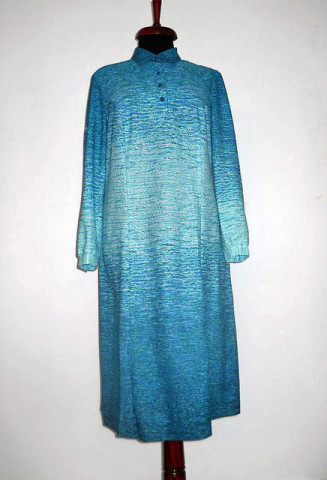 Rochie vintage turcoaz anii '70