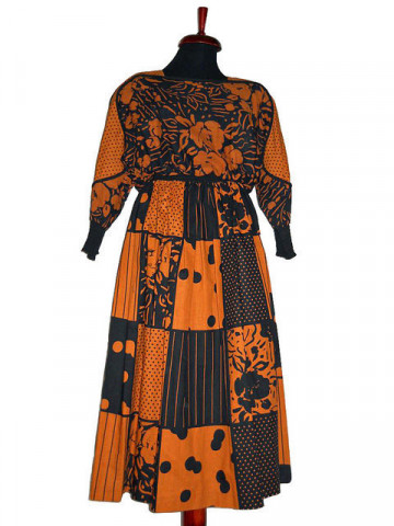 Rochie Portland Orange anii '80