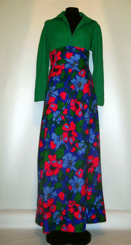 Rochie maxi vintage "Lilly Pulitzer" anii '60
