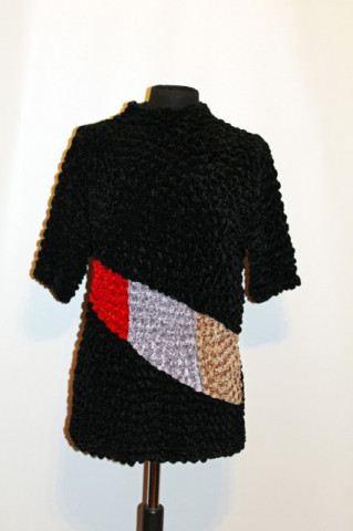 Bluza din cloque de catifea anii '90
