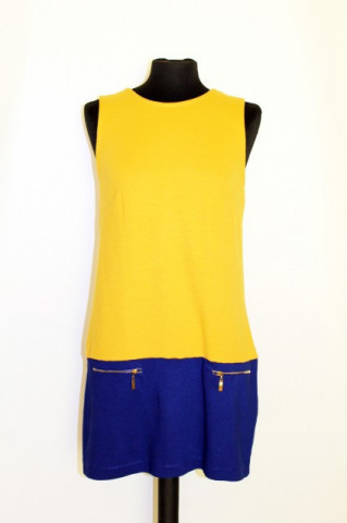 Rochie mini bicolora repro anii '60