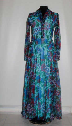 Rochie maxi "Ricam" anii '70