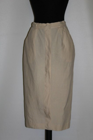 Fusta din in crem "Max Mara"