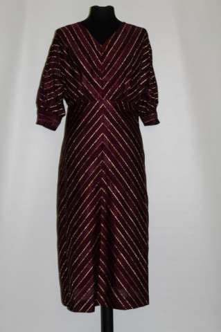 Rochie visinie dungi aurii anii '70