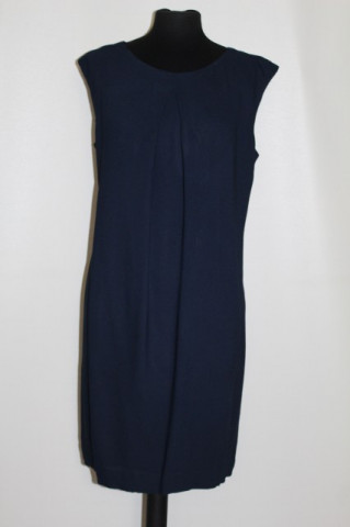 Rochie din crepe bleumarin repro anii '60