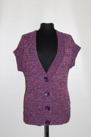 Vestă violet repro anii 70