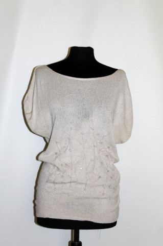 Bluza din tricot brodat anii '80