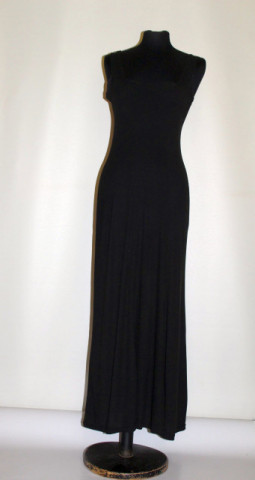 Rochie maxi neagră anii 90