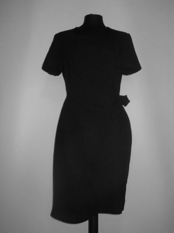 Rochie neagra "Liz Clairborne" anii '80 - '90