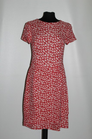 Rochie print floral "Rena Lange" anii '70