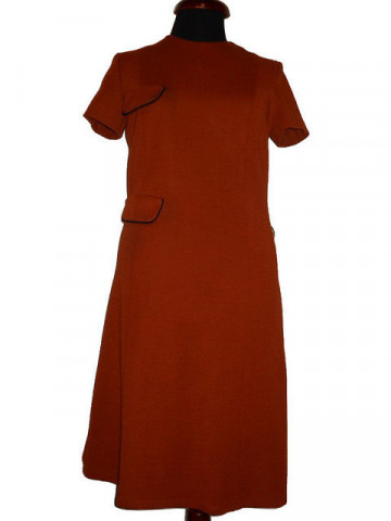 Rochie vintage caramizie anii '60