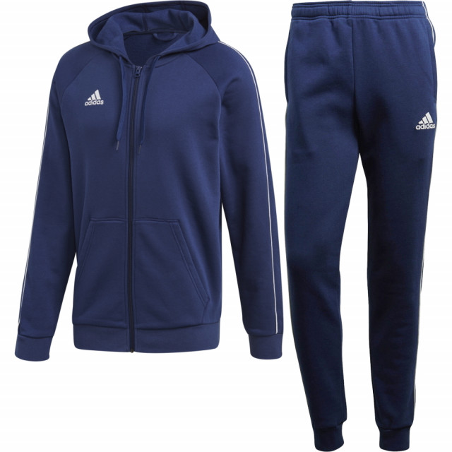 Trening Adidas Core 18 Cotton Full Zip pentru barbati