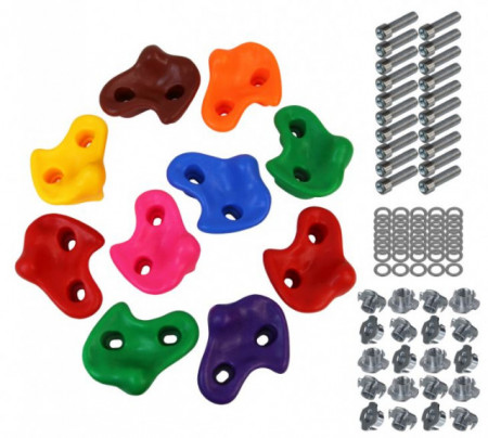 Set prize ALPIDEX Multicolor- 10buc cu sistem fixare inclus