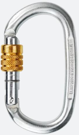 Carabiniera EDELRID Steel OVAL Screw silver