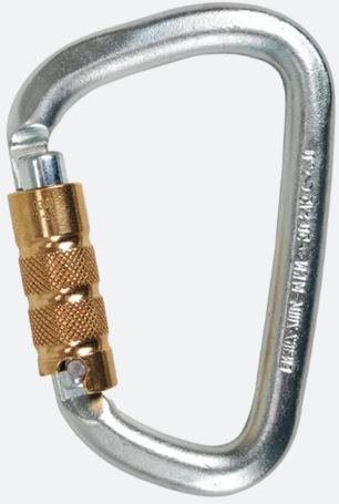 Carabiniera EDELRID Steel Strong Triple - 50KN silver
