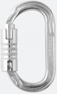Carabiniera EDELRID Oval Power Steel TRIPLE LOCK ANSI -37KN silver