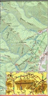 Harta turistica MUNTII FAGARASULUI