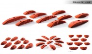 Set ENTROPY Granite Crimps - 10 prize 3L+7M